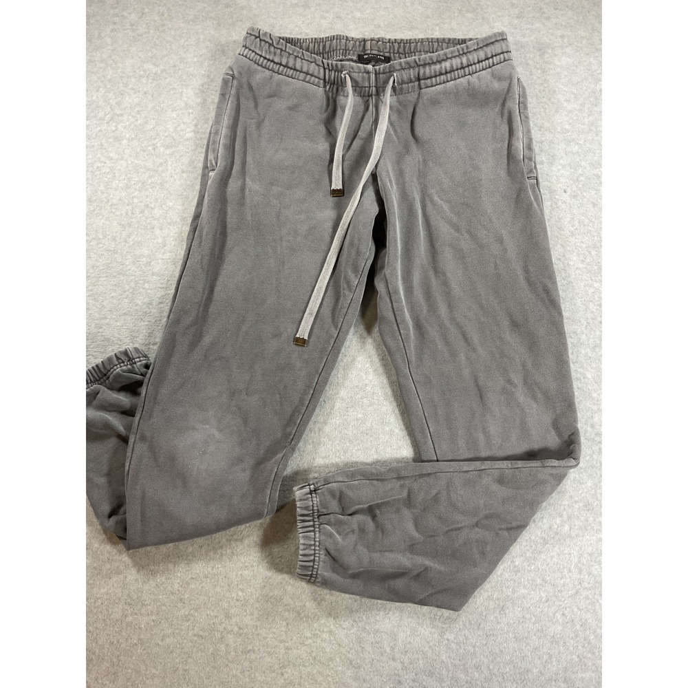 Talentless Mens Mineral Wash Jogger Sweatpants Charcoal Grey Small 2366